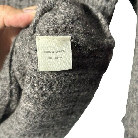 Naked Cashmere Women’s Gray Mock Neck Cropped Knit Sweater Size XS - Picture 5 of 6